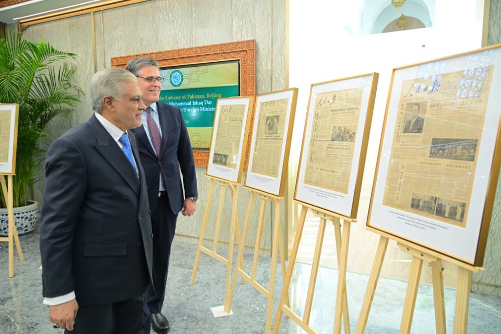 DPM visits Pakistan embassy; highlights role in promoting Pak-China ties