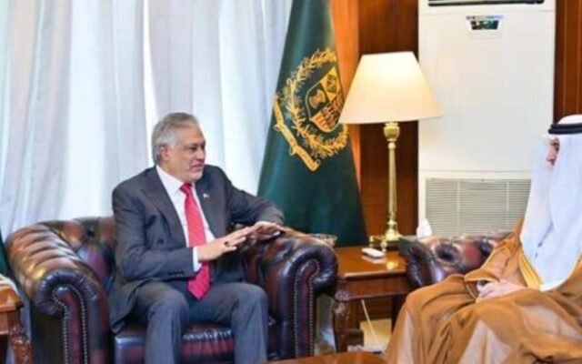 Dy PM Ishaq Dar, Saudi Ambassador Discuss Regional Developments and Bilateral Cooperation