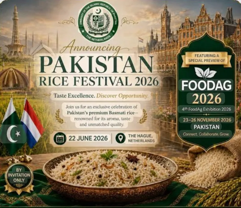 Pakistan Rice Festival in Netherlands Boosts Global Exports