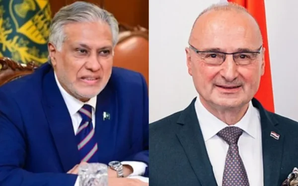 Pakistan, Croatia Agree to Deepen Bilateral Ties; Minister Meets PM Sharif