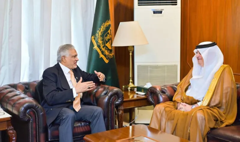 Saudi Ambassador Nawaf Al-Malkiy Holds Strategic Talks With Ishaq Dar