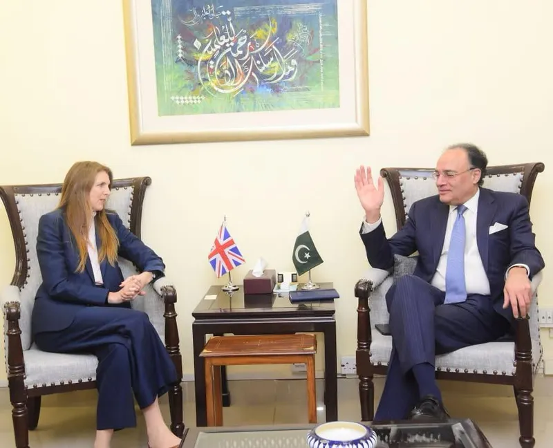 Finance Minister Discusses Economic Reforms With British High Commissioner Jane Marriott (Image 2)