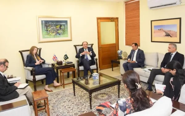 Finance Minister Discusses Economic Reforms With British High Commissioner Jane Marriott (Image 1)