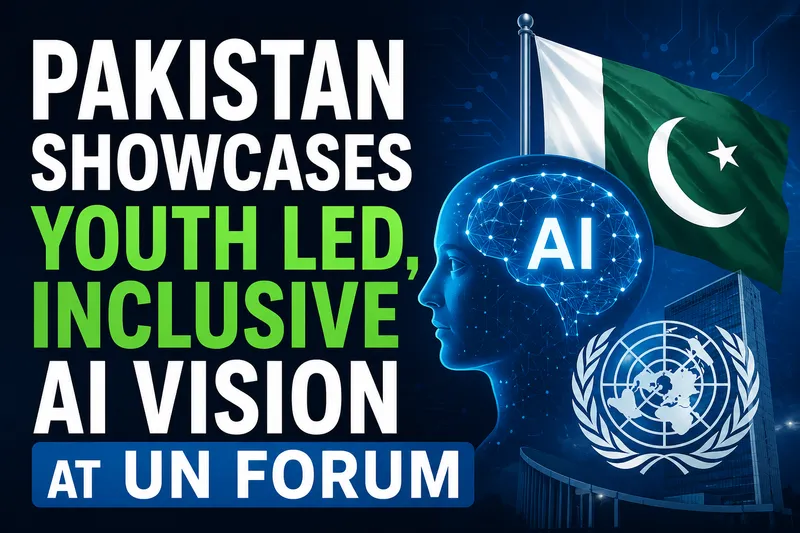 Pakistan Advocates for Equitable Global Artificial Intelligence Governance at UN