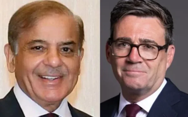 Prime Minister Shehbaz Sharif Congratulates UK Prime Minister Andy Burnham
