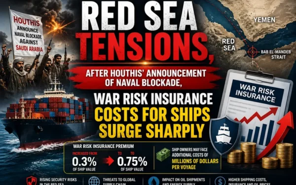 Red Sea Shipping Costs Surge Following Houthi Naval Blockade Declaration