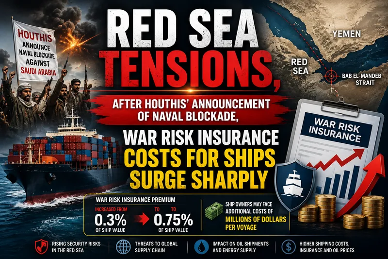 Red Sea Shipping Costs Surge Following Houthi Naval Blockade Declaration