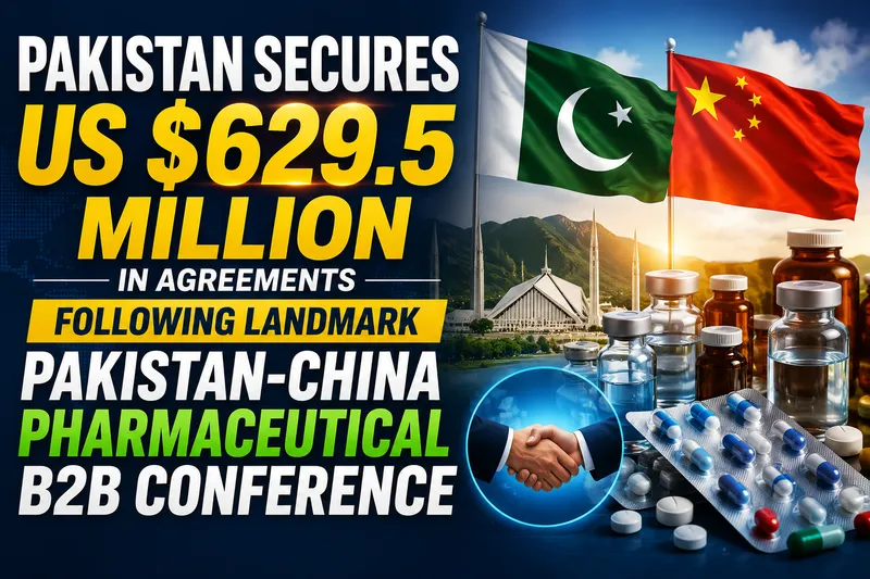Pakistan Secures $629.5 Million in China Pharmaceutical Investment Deals