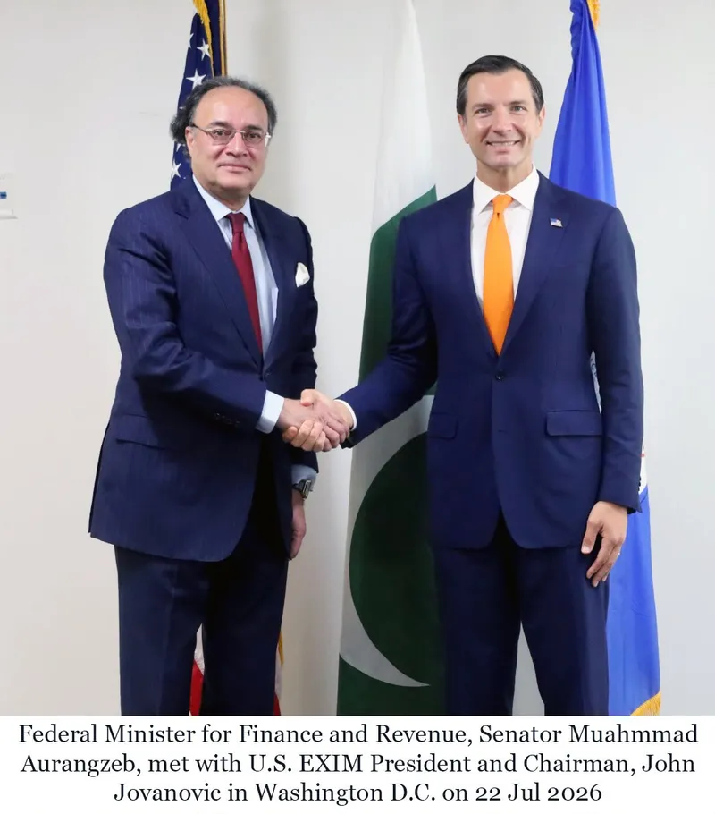 Finance Minister Aurangzeb Explores Economic Ties with U.S. EXIM Bank
