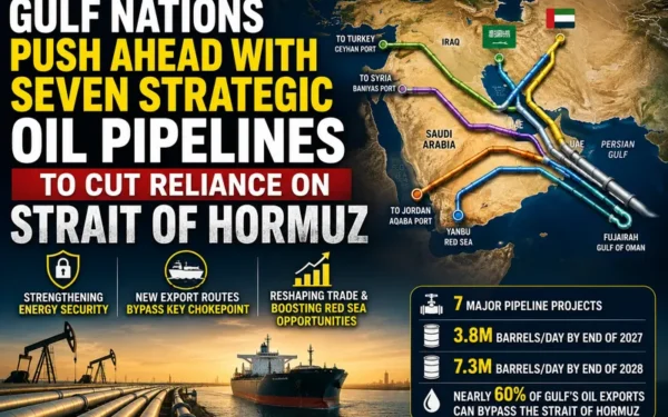 Gulf Nations Develop Strategic Pipelines to Bypass Strait of Hormuz