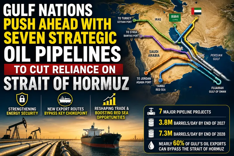 Gulf Nations Develop Strategic Pipelines to Bypass Strait of Hormuz