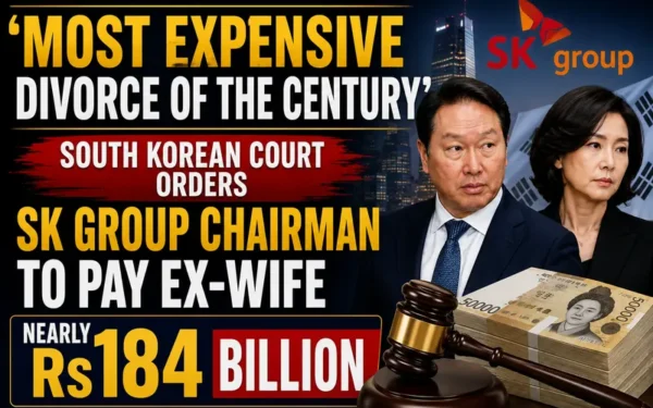 South Korean Court Orders Massive Divorce Settlement for SK Group Chairman
