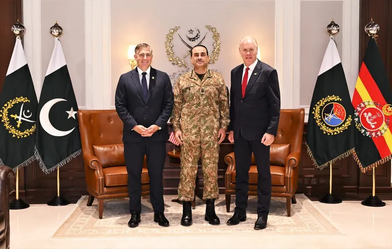 US House Representatives Meet COAS General Asim Munir at GHQ