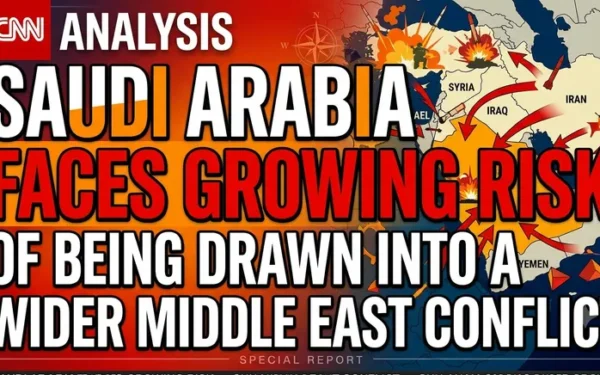 Saudi Arabia Faces Mounting Pressure Amid Widening Middle East Tensions