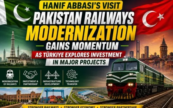 Pakistan Railways Modernization Gains Momentum as Türkiye Explores