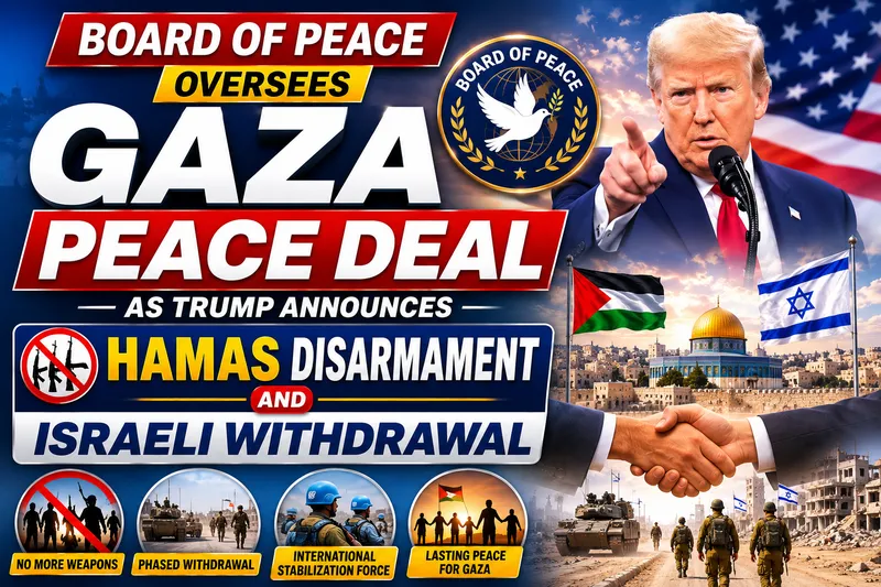 Board of Peace Oversees Gaza Peace Deal as Trump Announces Hamas