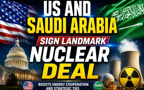 United States and Saudi Arabia Ink Historic Civil Nuclear Agreement