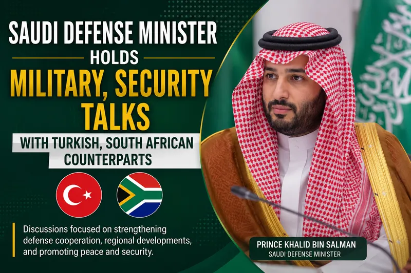 Saudi Defence Minister Coordinates Security Efforts with Türkiye and South Africa