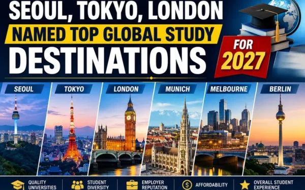 Seoul Tokyo and London Named Top Global Study Destinations 2027