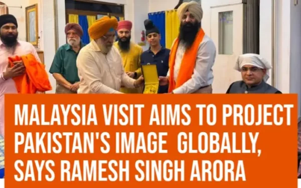 Malaysia Visit Aims to Project Pakistan's Image Globally, Says Provincial