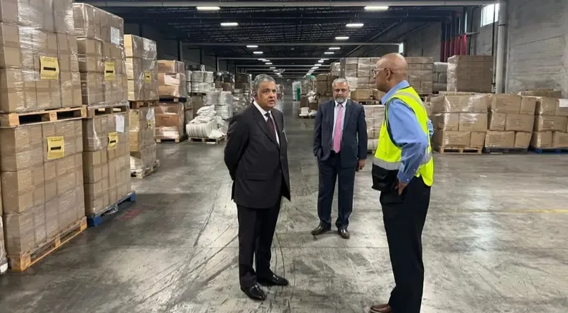 Pakistan Envoy Visits Calderon Textiles to Boost Pakistan-U