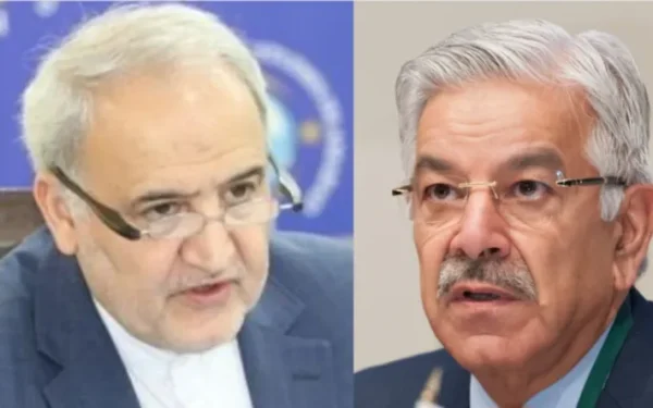 Iranian Ambassador meets Defence Minister Khawaja Asif, discusses bilateral cooperation