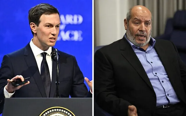 Kushner holds rare meeting with Hamas leader in Egypt ahead of Netanyahu talks on Gaza