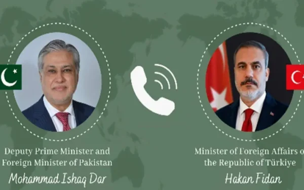 Deputy Prime Minister Ishaq Dar Discusses Regional Developments With Turkish FM