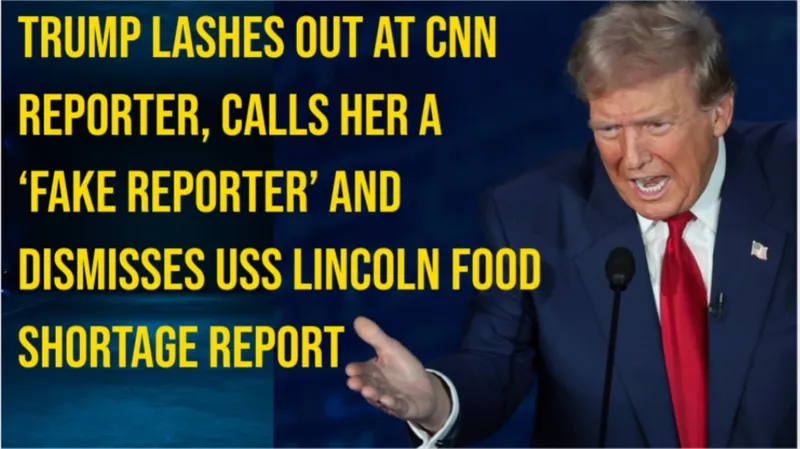 Washington, August 18: US President Donald Trump lashed out at CNN White House correspondent Kristen Holmes during a media interaction at the White House