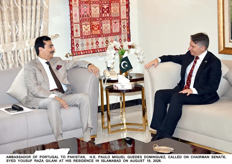 Chairman Senate Yousaf Raza Gilani Seeks Stronger Pakistan Portugal Ties (Image 2)