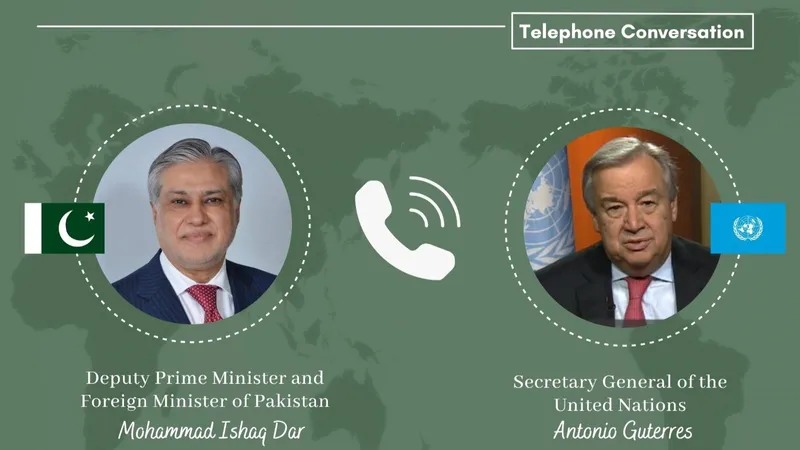 Ishaq Dar, UN SG Make Telephonic Call, Agree to Maintain Close Contact