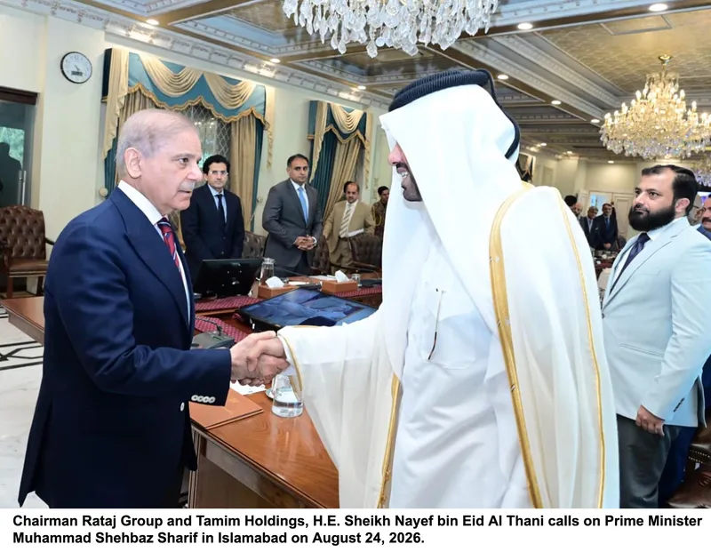 PM Shehbaz Sharif Welcomes Qatari Delegation to Strengthen Economic Ties (Image 1)