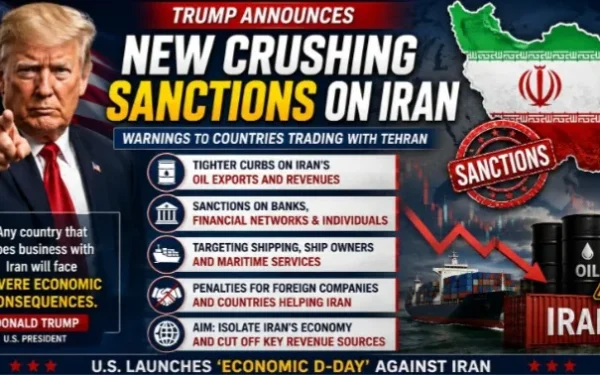 Trump announces new ‘Economic D-Day’ against Iran, threatens countries trading with Tehran