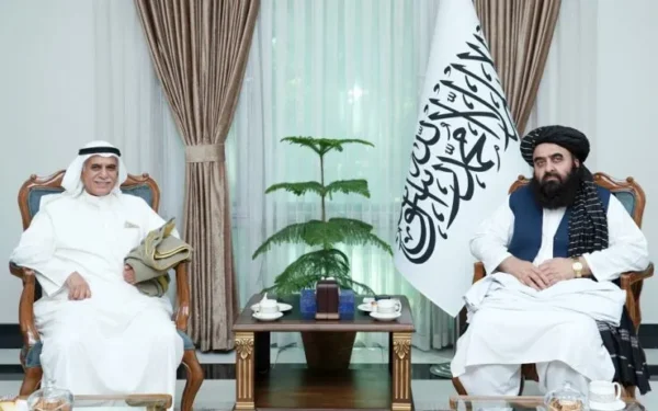 Afghan FM Amir Khan Muttaqi meets head of Kuwait’s Al-Sayer Group