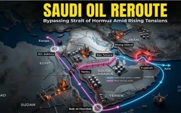 Security Risks Prompt Saudi Arabia to Change Oil Export Route Again