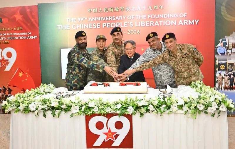 Pak Army Commemorates 99th Anniversary of China’s People’s Liberation Army (Image 1)