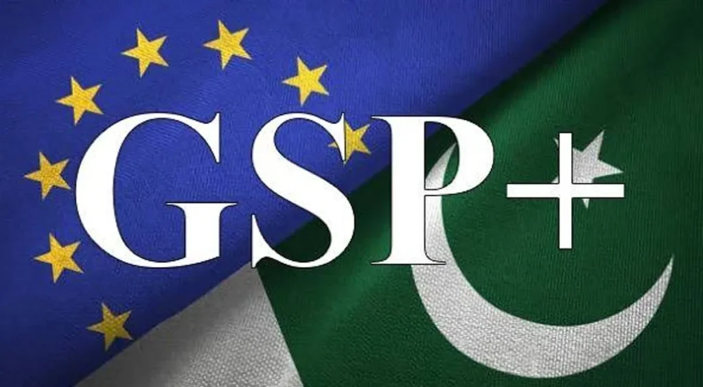 EU Ambassador Raimundas Karoblis and PTC leadership discussing the GSP plus process in Karachi.