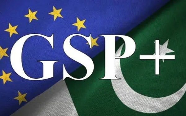 EU Ambassador Raimundas Karoblis and PTC leadership discussing the GSP plus process in Karachi.