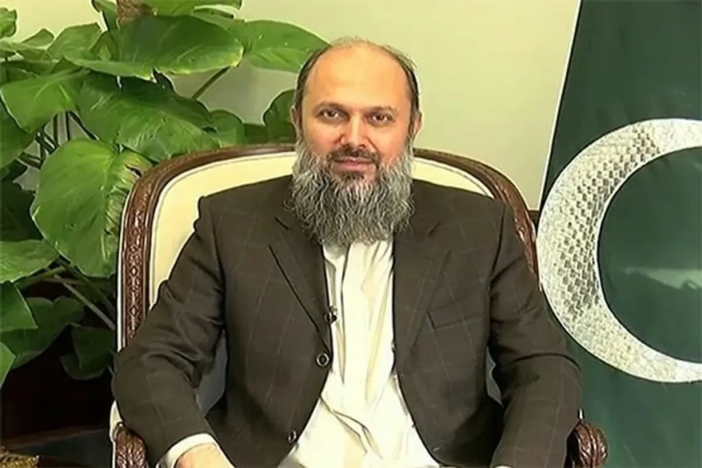 Federal Minister Jam Kamal Khan and Dr. Ahmad bin Mohammed Al-Sayed discuss the Pakistan-Qatar Joint Task Force objectives.