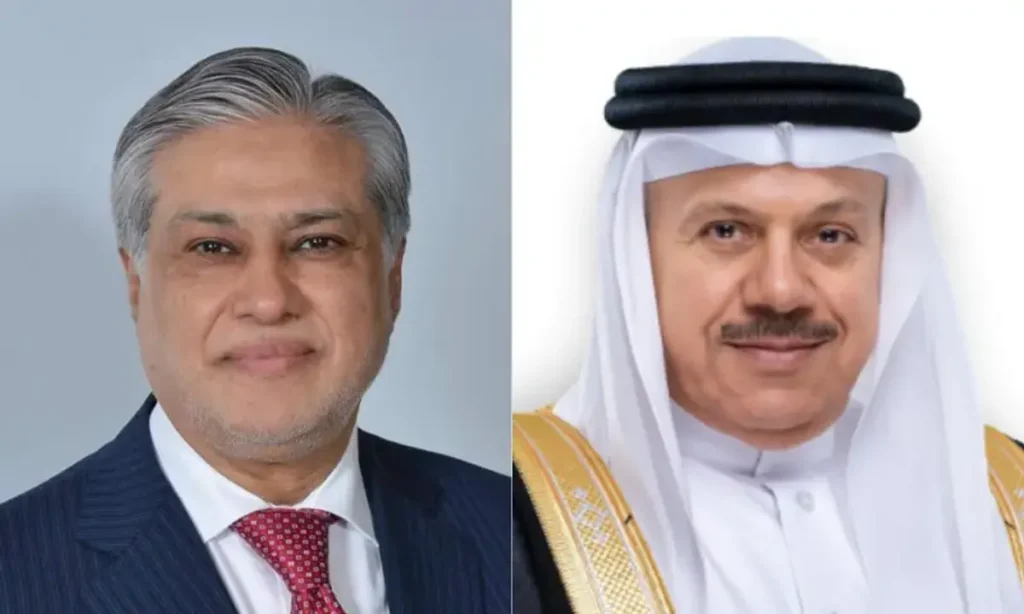 Deputy Prime Minister Ishaq Dar engages in professional diplomatic discussions regarding regional cooperation and bilateral ties.