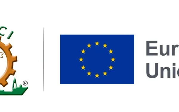 EU Ambassador Raimundas Karoblis and FPCCI President Atif Ikram Sheikh discuss economic trade ties.